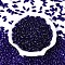 Transparent Colours Glass Seed Beads, Oval, Midnight Blue, 9x4mm, Hole: 1.2mm, about 1875pcs/pound