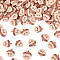 Handmade Polymer Clay Cabochons, Chestnut, PeachPuff, 5.5~7.5x5~7.5x0.5~1.5mm, about 14285pcs/500g