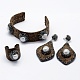 Wood Jewelry Sets SJEW-F173-01-1