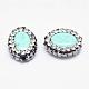 Perles turquoise synthétiques teintes G-A168-002-2