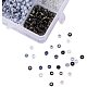 PandaHall Elite 1440 Pcs 6/0 4mm 8 Colors Glass Seed Beads Lined Pony Bead Waist Beads Tiny Spacer Czech Beads for Earring Bracelet Necklace Key Chain Jewelry Making SEED-PH0006-4mm-01-5