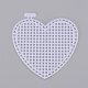 Diy corazón formas de lona de plástico DIY-TAC0006-93-1