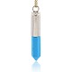 Pendentifs pointus turquoise synthétiques G-N0059-04-3
