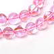 Synthetical Moonstone Round Beads Strands G-M049-6mm-02I-1