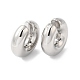 Rack Plating Brass Round Cuff Earrings EJEW-R150-01P-1