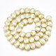 Chapelets de perles en hématite synthétique sans magnétiques G-T061-181G-2
