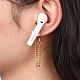 Anti-verlorener Ohrring für drahtlose Kopfhörer EJEW-JE04781-3