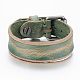 Vegetable-Tanned leather Cord Bracelets BJEW-H523-05A-2