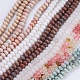 Natural & Synthetic Mixed Stone Beads Strands G-P354-M-8x5mm-1