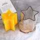 Moules à bougies étoiles en plastique bricolage CAND-PW0001-040-3