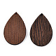 Colgantes de madera de wengué natural WOOD-T023-68-2