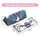SUPERFINDINGS 2Pcs 2 Colors PVC Owl Pattern Glasses Case AJEW-FH0003-56A-2
