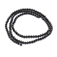 Perles naturelles d'obsidienne X-G-E411-33-3mm-2