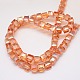 Pearl Luster Plated Crystal Glass Beads Strands EGLA-F016-B02-2