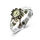 女性はブレスレットの腕時計を包みます  クォーツ時計  模造革と合金ガラス  エッフェル塔  ホワイト  アンティークブロンズ  200mm WACH-BB17387-1-4