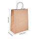 Kraft Paper Bag with Handle CARB-BC0001-03-4
