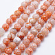 Chapelets de perles en agate naturelle craquelée G-K203-89-10mm-1