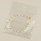 Acrylique imitation bracelets de perles de mode BJEW-JB01053-01-3