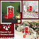 AHANDMAKER 14 Pcs Christmas Miniature Fairy House Set AJEW-WH0291-33-6