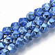 Chapelets de perles en hématite synthétique sans magnétiques G-S365-013A-2