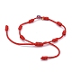 Bracelets à breloques réglables en nylon BJEW-JB06274-8