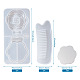 Kits de moules en silicone bricolage peigne et miroir DIY-TA0008-42-7