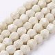 Chapelets de perles en bois pétrifié naturel X-G-J376-59-6mm-1