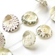 Chapelets de perles de coquille en spirale BSHE-L037-10-3