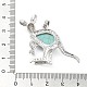 Synthetic Turquoise Pendants G-A176-A10-2