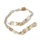 Brins de perles de coquille d'eau douce naturelles de style drawbench SHEL-C003-01-2