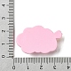 Deko-Cabochons aus undurchsichtigem Harz mit rosa Motiv RESI-C045-06B-3