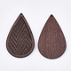 Grands pendentifs en cuir de vachette écologique FIND-S301-41B-01-2