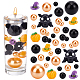 PandaHall Elite 8Pcs Opaque Resin Halloween Display Decorations AJEW-PH0018-15-1