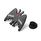 Эмалированная булавка «Хэллоуин летучая мышь» JEWB-A011-01EB-01-3