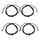 Bracelets de cordon en cuir X-BJEW-A062-01-1
