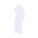 65 個 65 スタイル pvc プラスチック漫画のステッカーセット  DIYスクラップブッキング用の防水粘着デカール  フォトアルバムの装飾  女の子模様  72~73x22~32x0.1mm  65個/袋。 STIC-P004-37-4