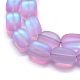 Chapelets de perles en pierre de lune synthétique G-E503F-B-4