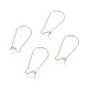 304 Stainless Steel Hoop Earring Findings STAS-P223-01RG-03-1