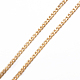 Ионное покрытие (ip) 304 ожерелья-цепочки из нержавеющей стали NJEW-K099-04G-3