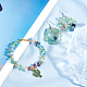OLYCRAFT 2 Strands Natural Chip Stone Beads 5~8mm Fluorite Beads Strand Chip Undyed Fluorite Irregular Gemstones for Bracelet Jewelry Making G-OC0002-27-6