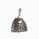 Tibetischen Stil Zinklegierung Fischkopf Glocken Charme PALLOY-ZN63926-AS-1