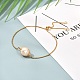 Natürliche Barockperle Keshi-Perlenkette für Mädchenfrauen BJEW-JB06856-01-2