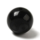 Perles rondes en obsidienne naturelle G-M406-01A-1