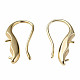 Brass Earring Hooks KK-N233-380-2