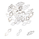 Unicraftale circa 18 pz 3 stili infinity link fascino in acciaio inox collegamento ciondoli cornici connettori collegamenti gioielli per creazione di gioielli in acciaio inox colore STAS-UN0005-17-8