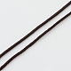 Cordons élastiques aurond de la fabrication de bracelets tronçon EW-M001-0.8mm-01B-2