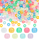 Sunnyclue 540 pièces 9 couleurs perles en plastique transparentes et lumineuses KY-SC0001-85-2