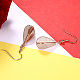 Brass Dangle Earrings EJEW-BB37471-RG-5