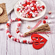 Elecrelive set di gioielli con perline di legno di san valentino kit per la creazione di gioielli fai da te DIY-EL0001-05-6