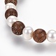 Bracciali tratto perla naturale BJEW-JB04106-2